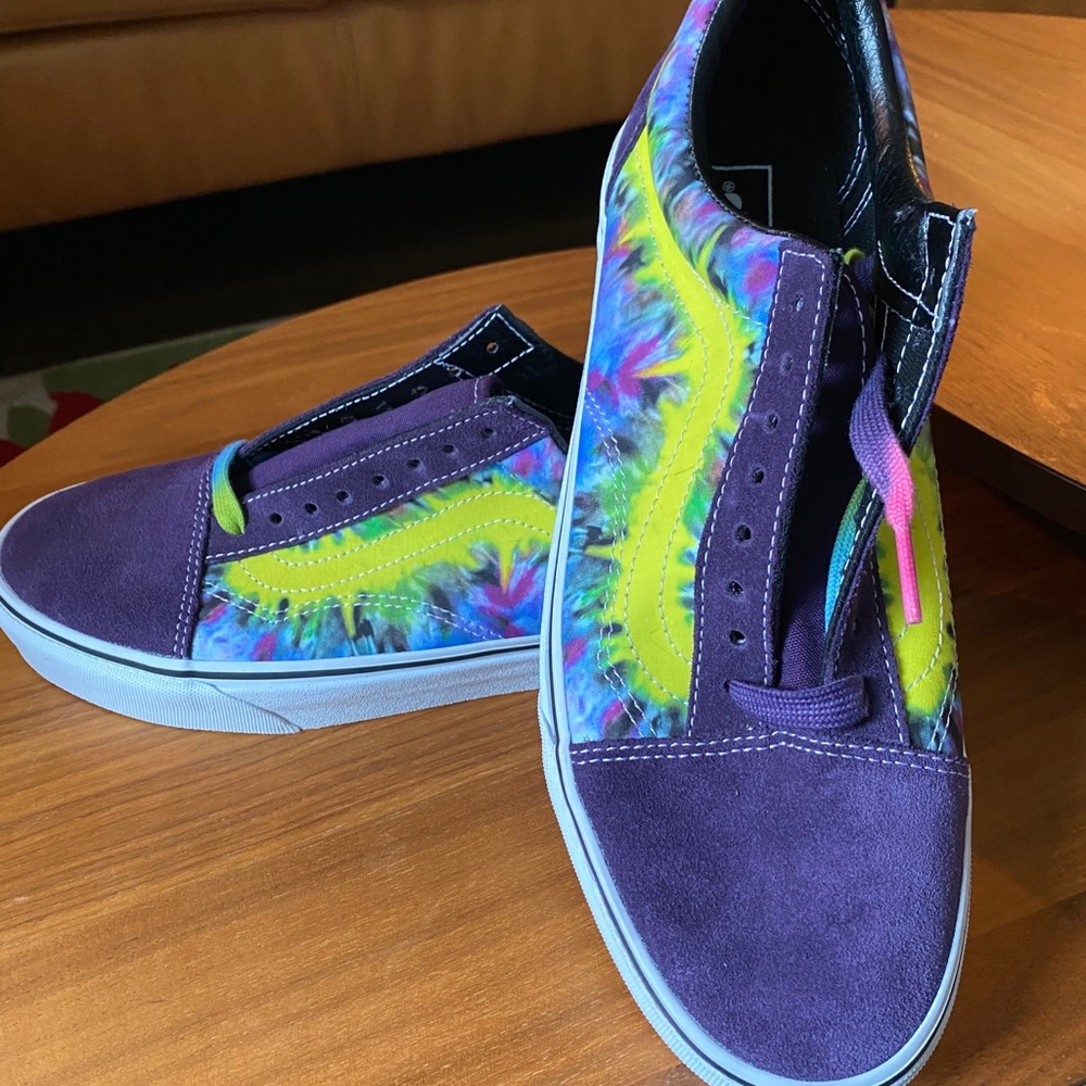 NIB VANS Tie Die Old Skool Men’s Size 10.5